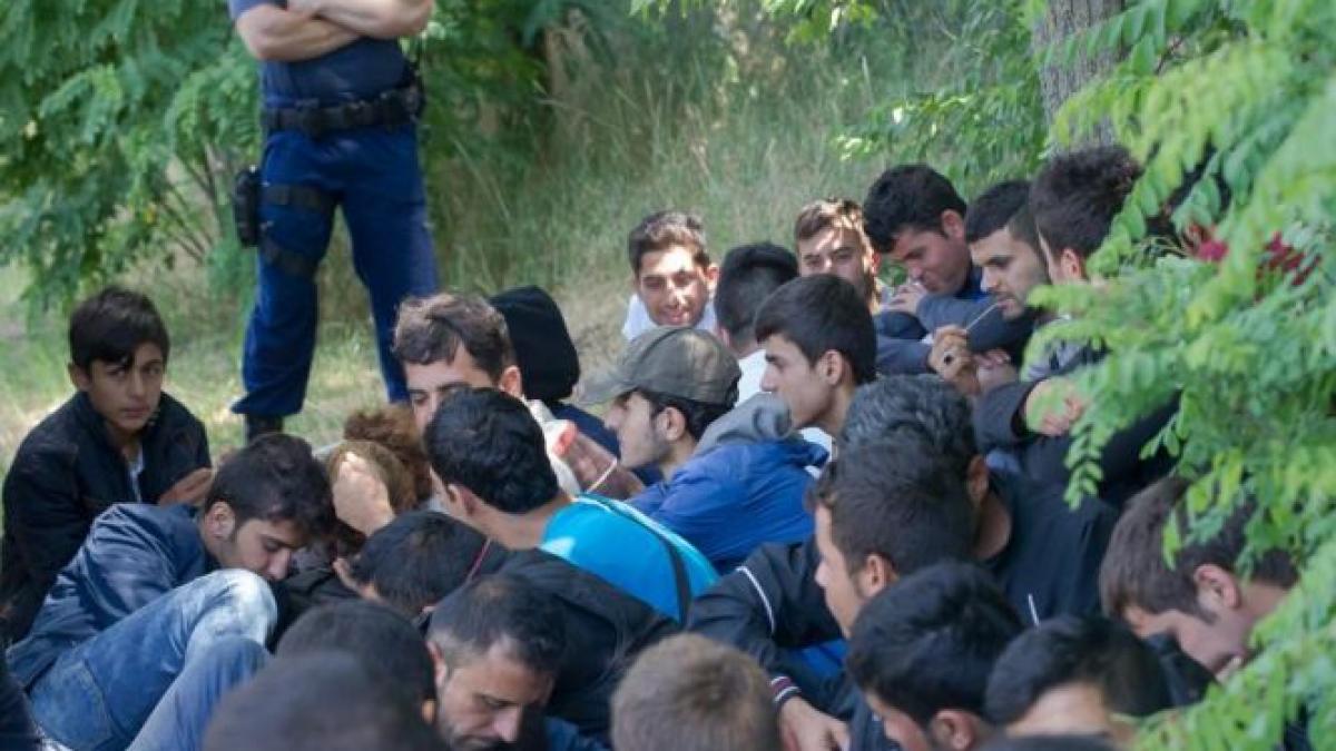 voiau sa i impiedice sa ajunga in europa imigrantii au fost atacati de barbati inarmati