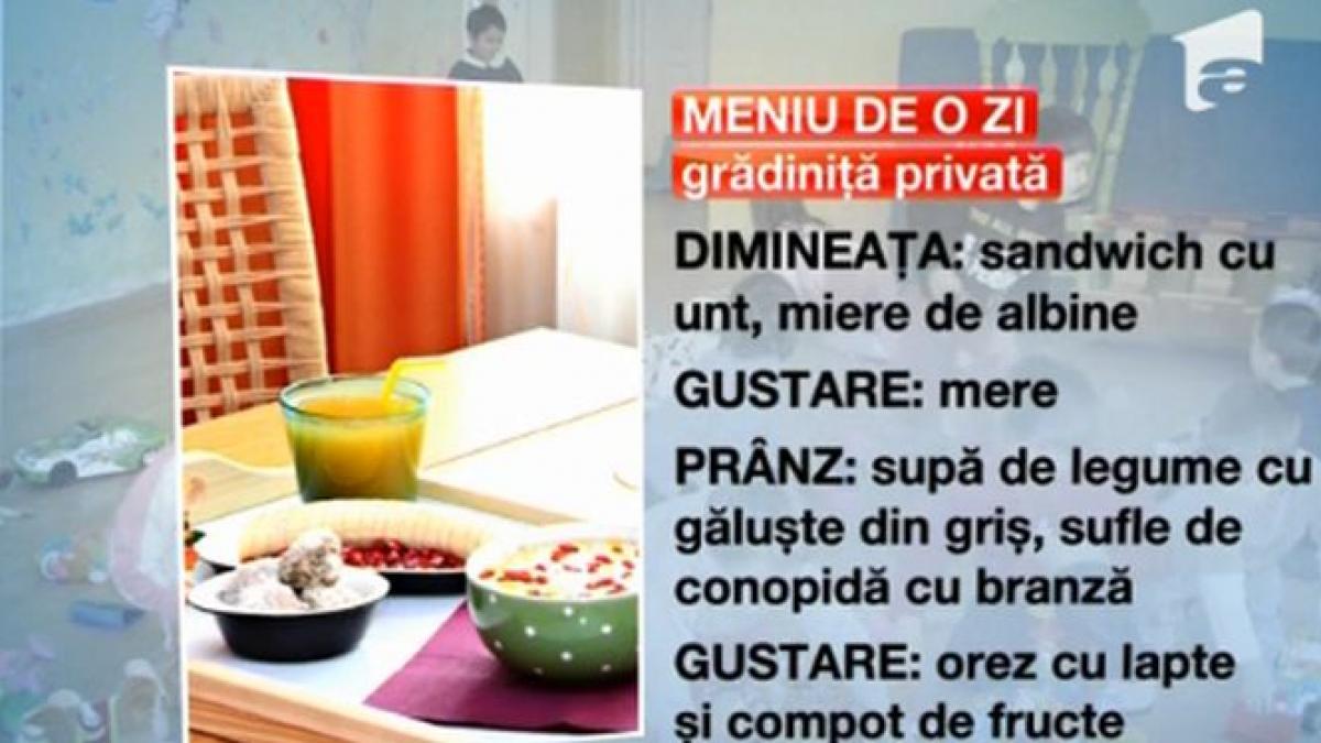 copiii romani in pericol ce primesc de mancare la gradinita