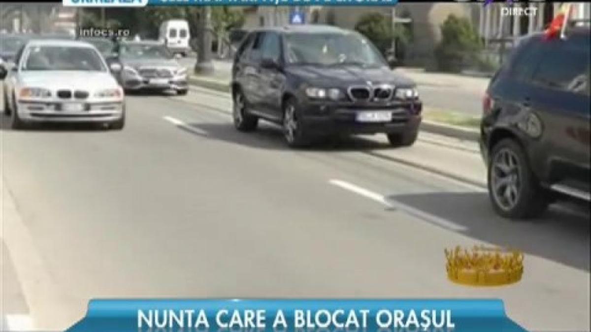 nunta care a blocat orasul imagini uluitoare din romania