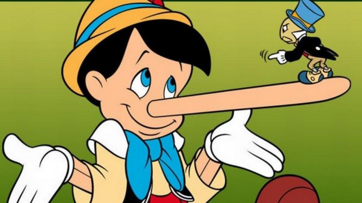 pinocchio este adolescent cand mint oamenii cel mai mult