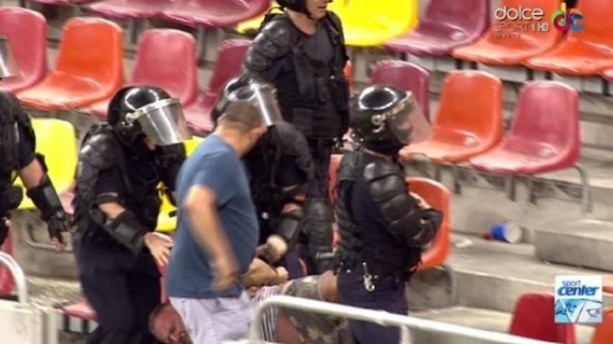 steaua dinamo violente intre jandarmi si suporteri