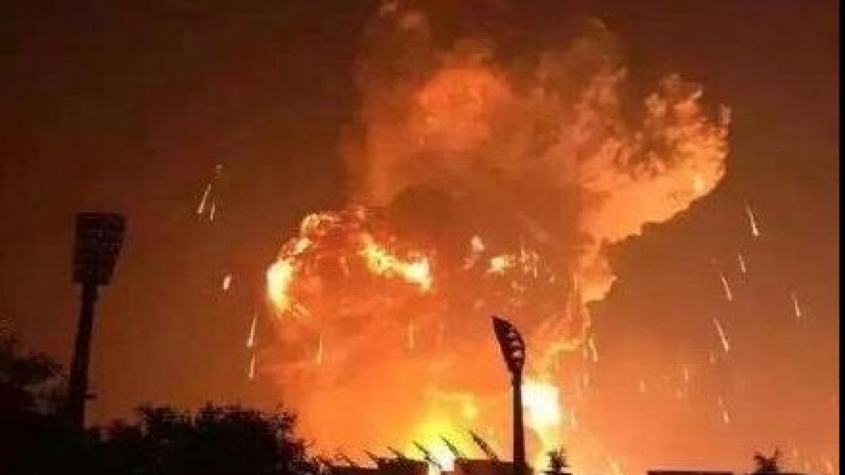 foto imaginile dezastrului de la tianjin