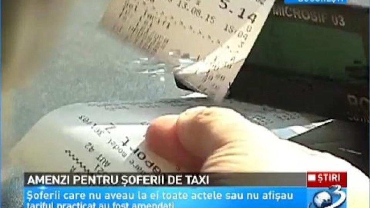 razie printre soferii de taxi din bucuresti