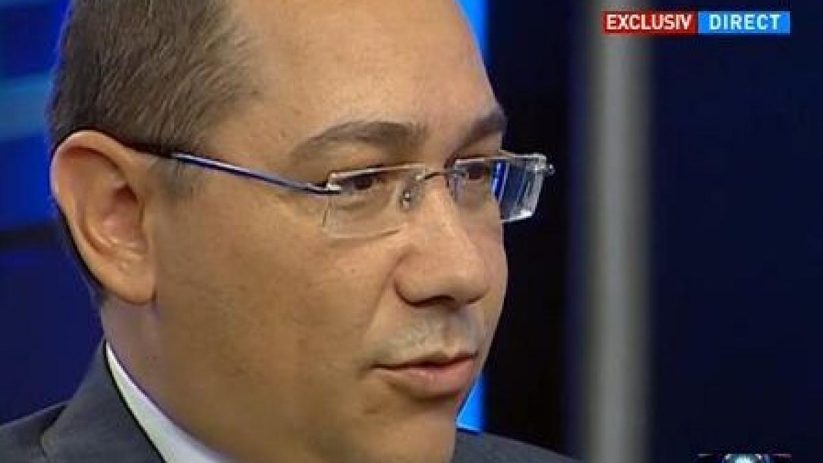 victor ponta am vrut sa renunt la functia de premier