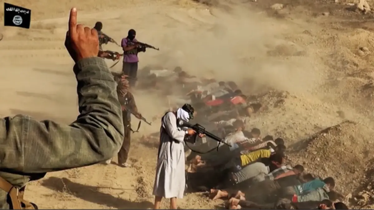 statul islamic continua politica terorii 12 persoane crucificate si apoi decapitate in siria