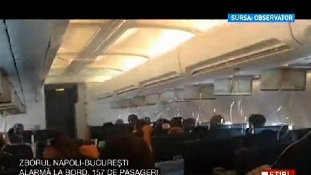 clipe de groaza pentru pasagerii unei aeronave blue air care venea spre bucuresti