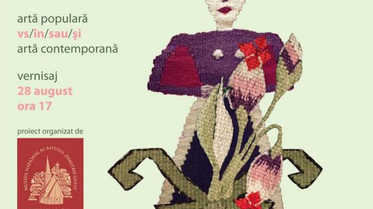 expozitia collage art under construction la muzeul national al satului dimitrie gusti