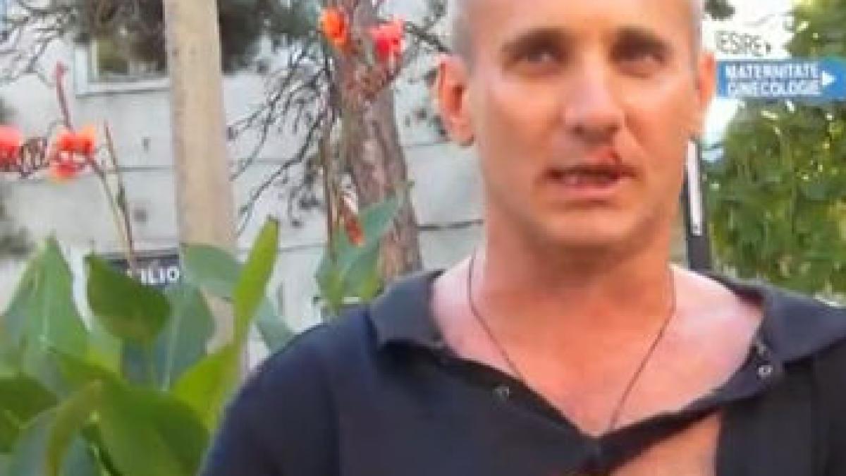 scene de groaza un jurnalist a fost snopit in bataie de rudele primarului din tecuci