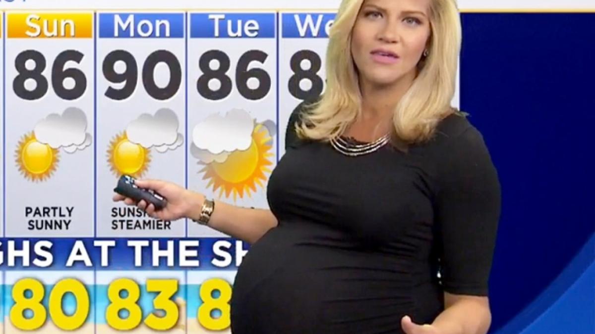 prezentatoare jignita pentru ca apare la tv gravida cum a reactionat cand i s a spus ca arata ca un