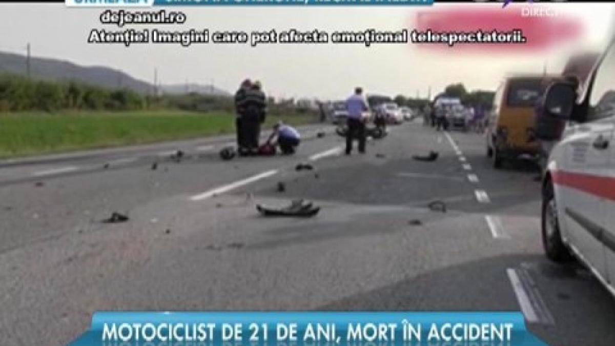 a plecat sa dea bac ul dar a ajuns la morga un motociclist de 21 de ani mort in urma unul accident