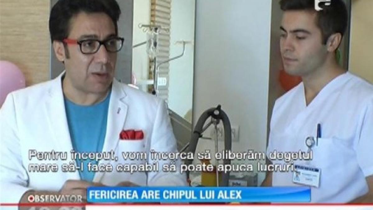 chipul unui baietel prinde contur