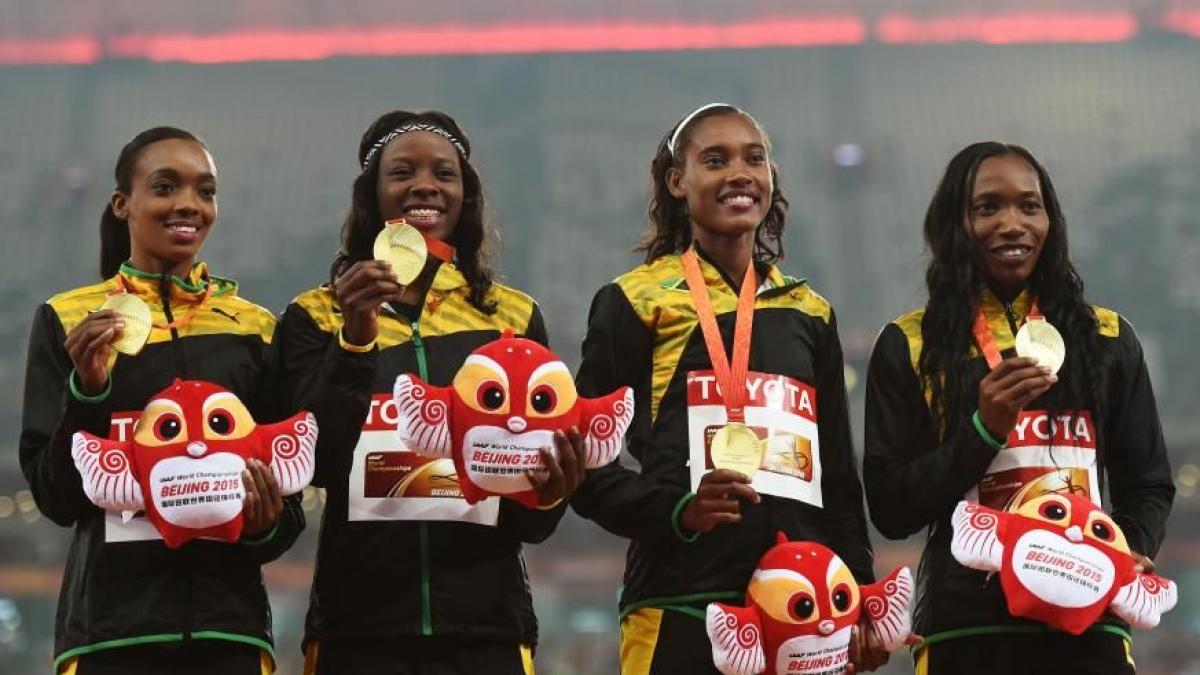 stafeta feminina a jamaicai a castigat medalia de aur in proba de 4x400 m