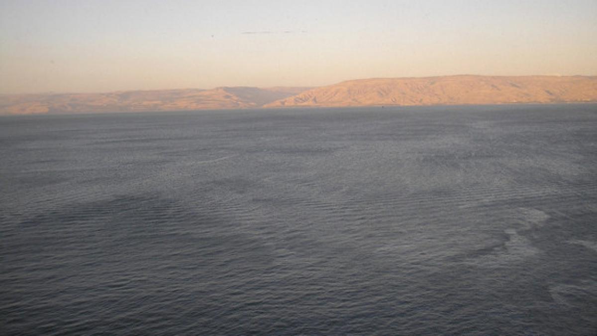 descoperire de exceptie in marea galileei cantareste mai mult decat o nava moderna de razboi