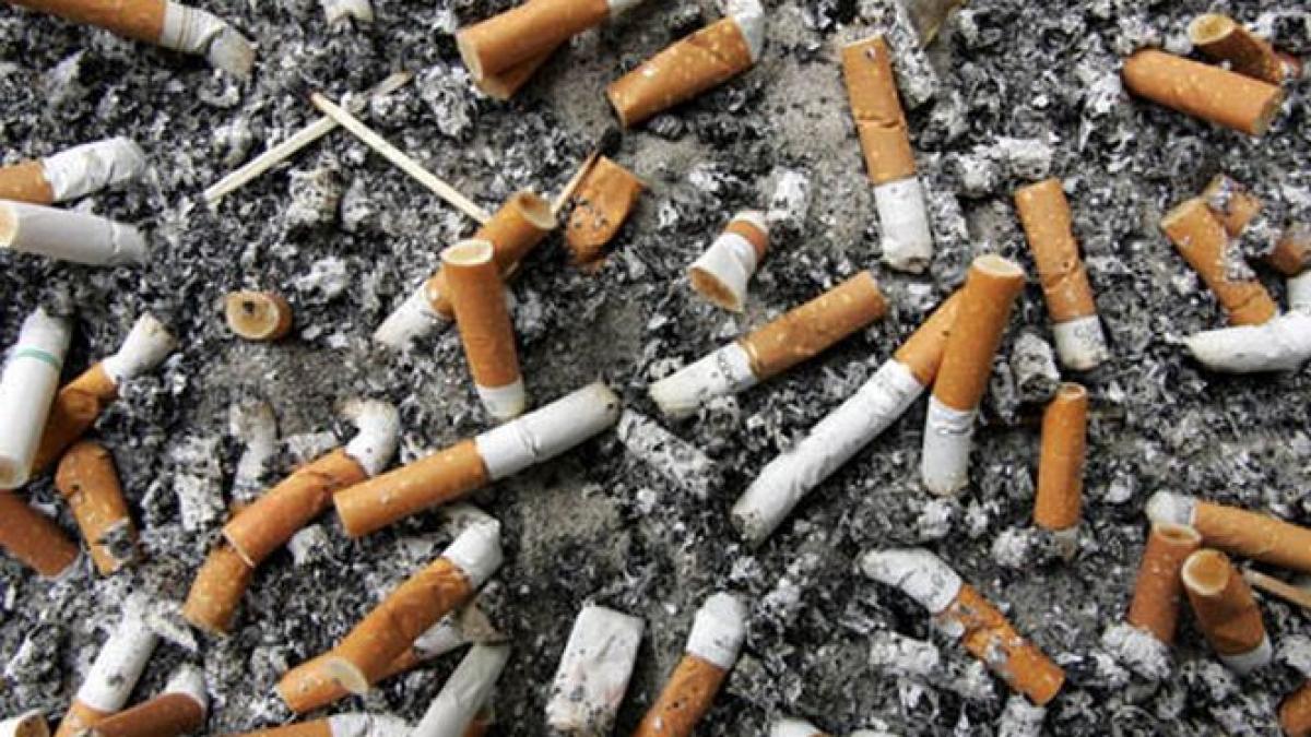 amenzi mari pentru cei care arunca mucurile de tigara pe jos