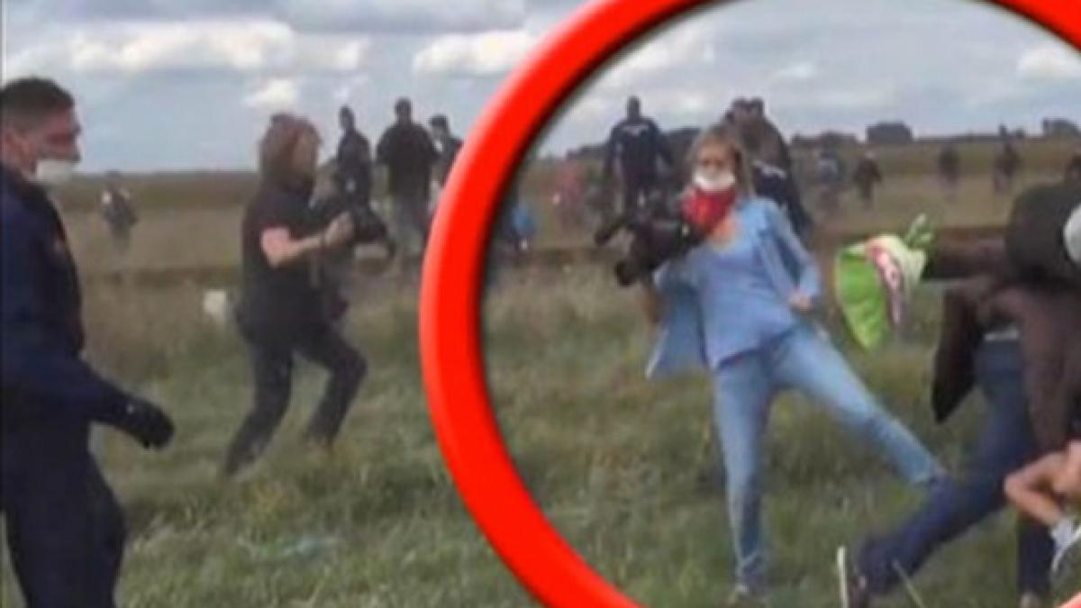 impresionant el este sirianul agresat de jurnalista din ungaria