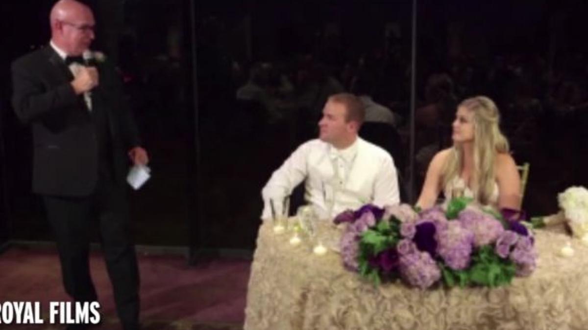 reactia acestui mire a salvat o viata iata ce s a intamplat in timpul discursului socrului mare