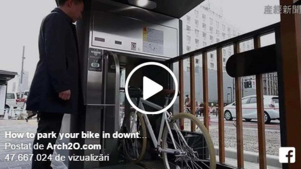 cum se parcheaza o bicicleta in japonia video