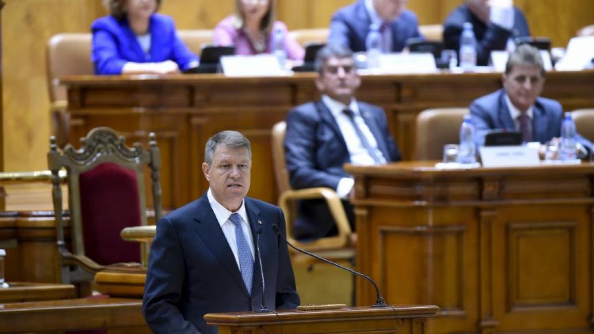 iohannis in parlament sunt probleme care tin de coerenta legilor care se schimba de zeci de ori
