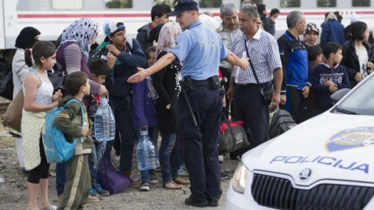 croatia a anuntat ca nu mai poate primi imigranti