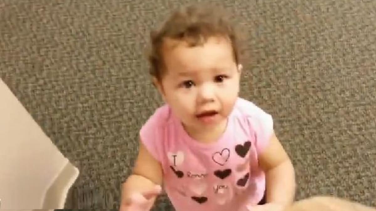 prima zi de cresa o sa te topesti dupa reactia acestei fetite