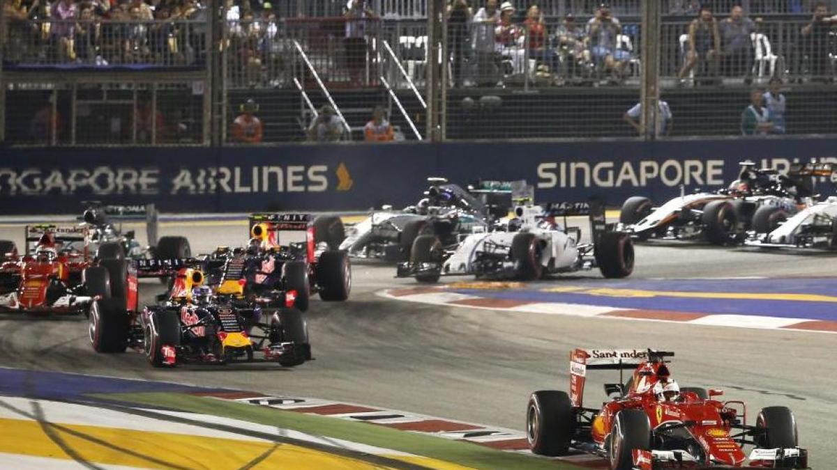 sebastian vettel castiga marele premiu de la singapore