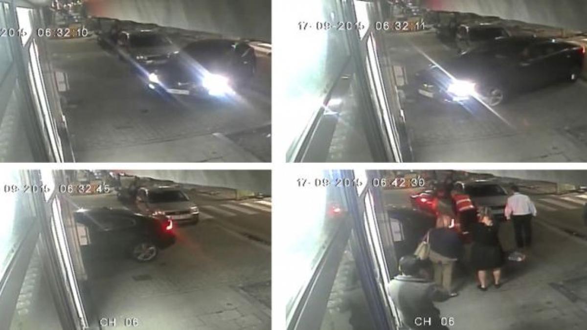 un om al strazii care dormea intr o parcare a fost strivit cu masina imagini socante