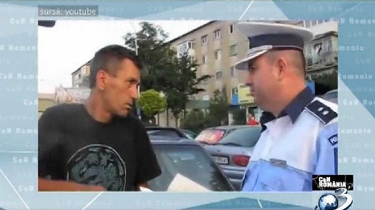 can romania politist injurat ca la usa cortului