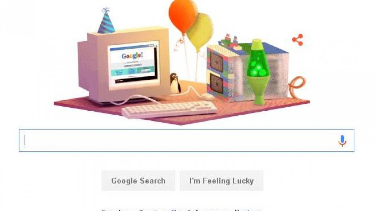 google sarbatoreste 17 ani de la infiintare