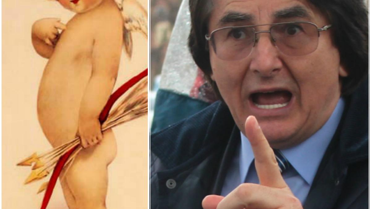 primarul timisoarei ii da lui cupidon cu tifla in cap
