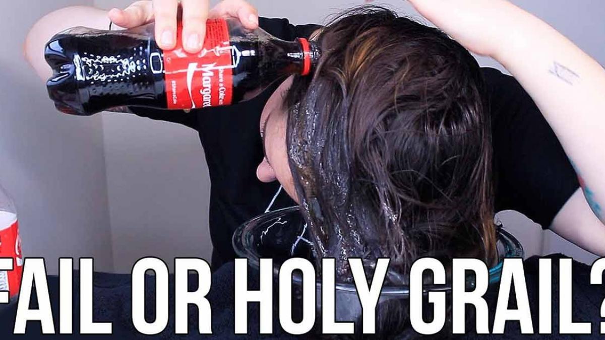 video ce se intampla daca te clatesti pe par cu coca cola