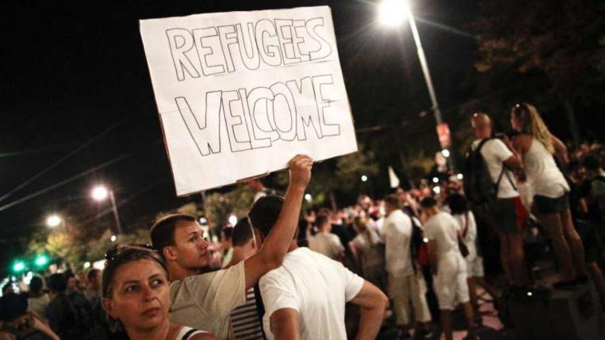 manifestatie de amploare la viena in favoarea refugiatilor