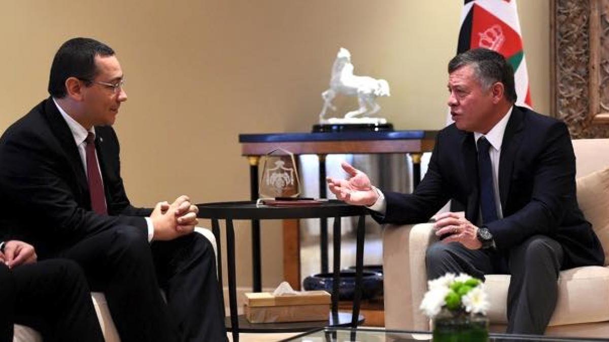 victor ponta intalnire cu regele abdullah al ii lea al iordaniei