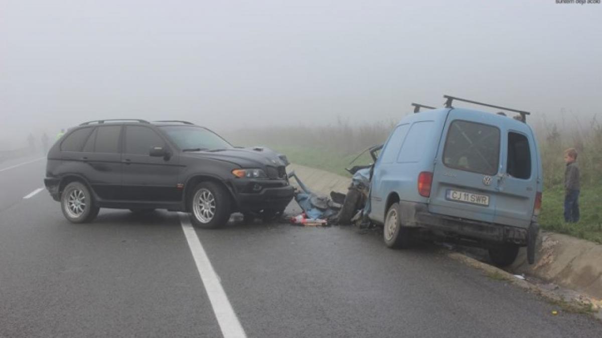 accident grav din cauza cetii cinci oameni au ajuns la spital video