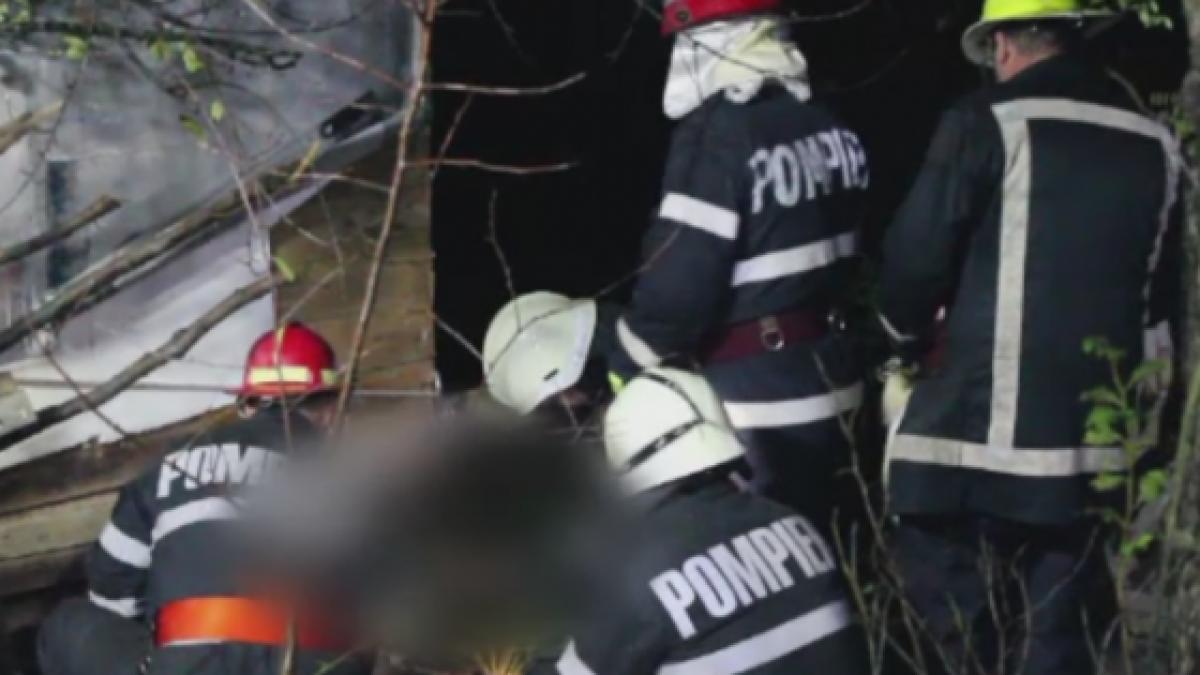a murit strivit de o cabana in timp ce lucra la consolidarea ei cum l au scos pompierii