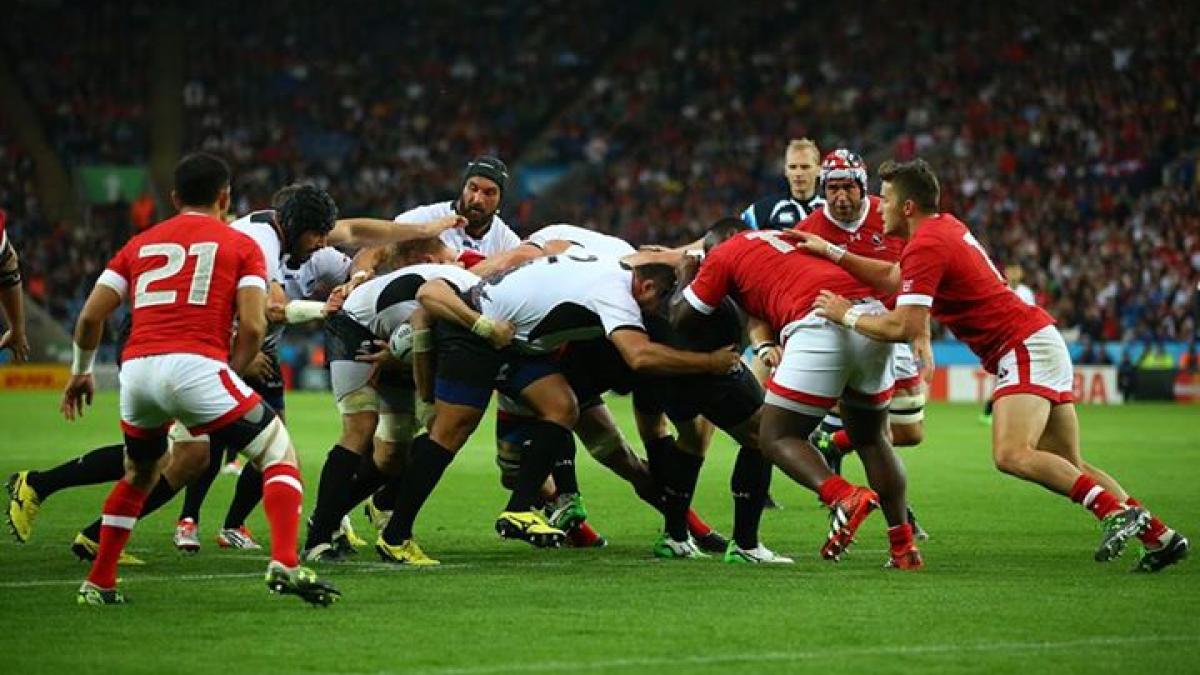 ce a aparut deasupra stadionului unde romania a invins canada la cm de rugby