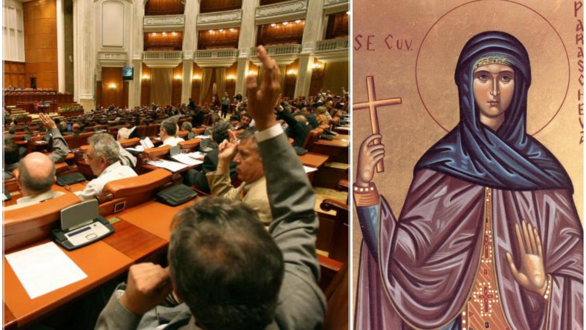 de sfanta parascheva deputatii s au cerut la biserica