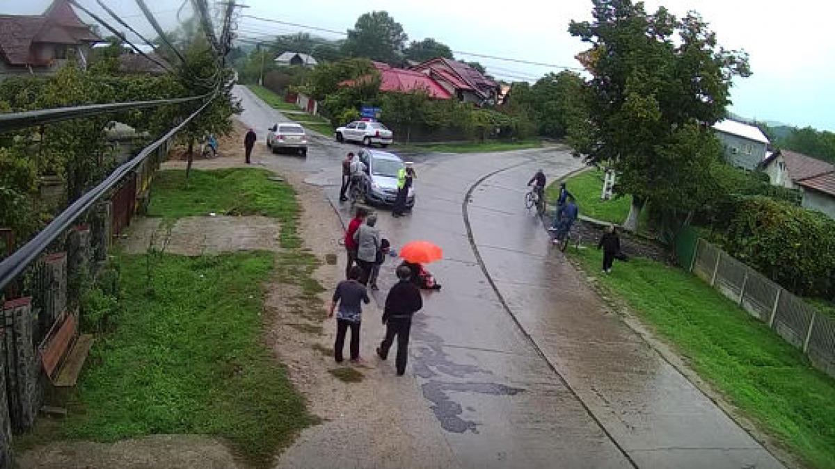 imagini socante accident grav in dambovita