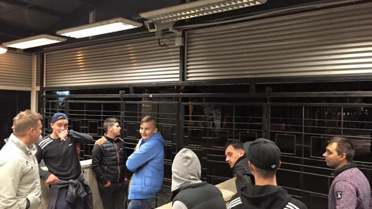 gafa a celor de metrorex aseara dupa meciul romania finlanda fanii inchisi intr o statie