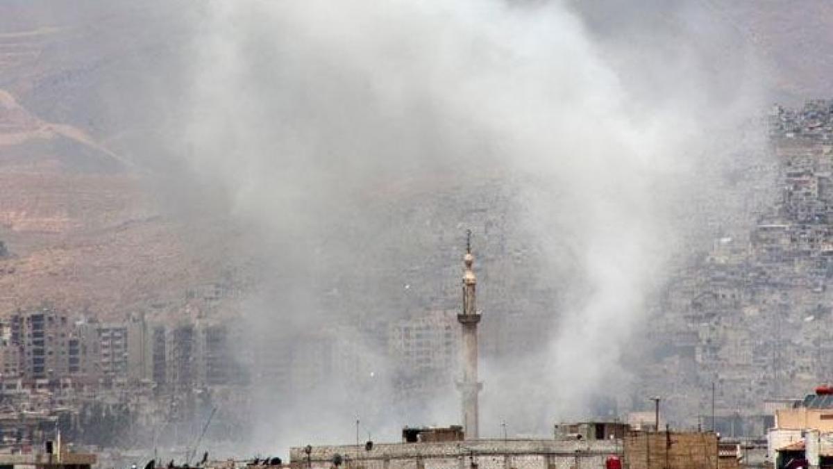 ambasada rusiei din damasc lovita de obuze