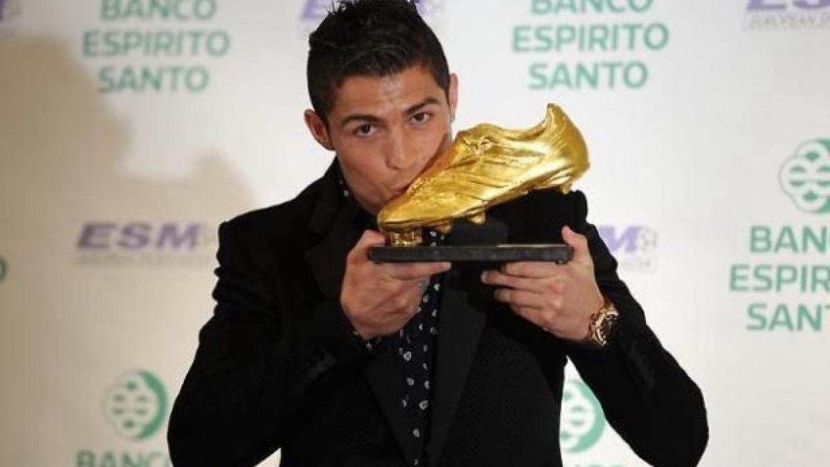 cristiano ronaldo trofeu gheata de aur