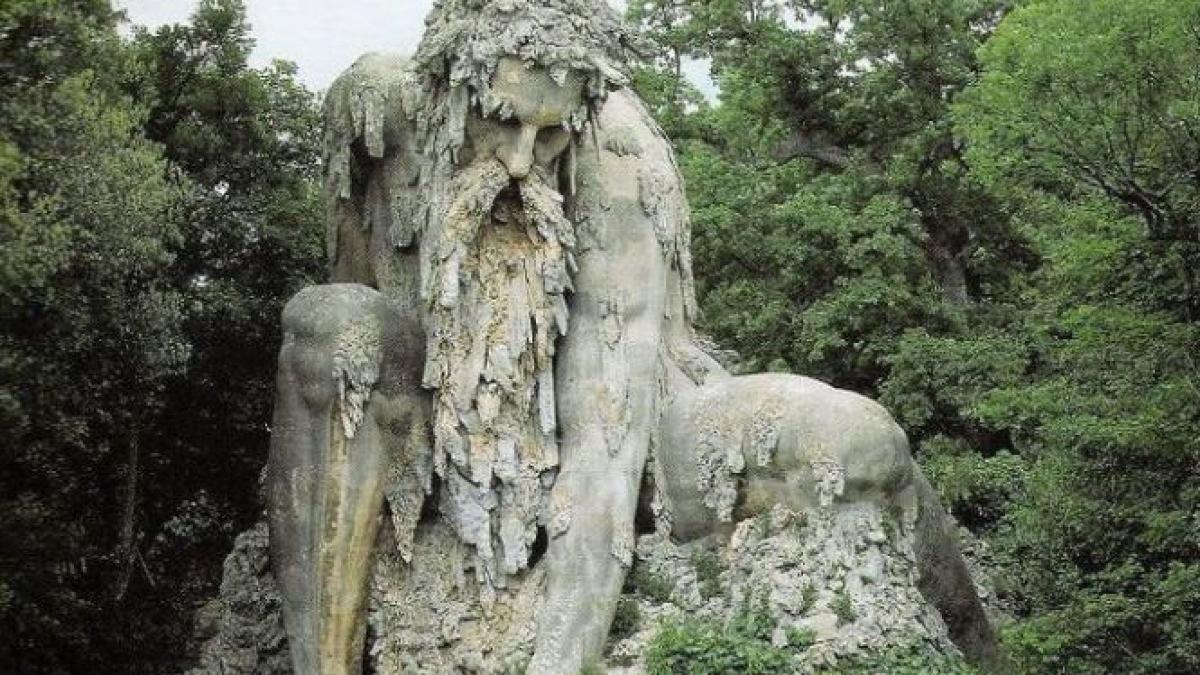 villa pratollino colosul sculptura apenini