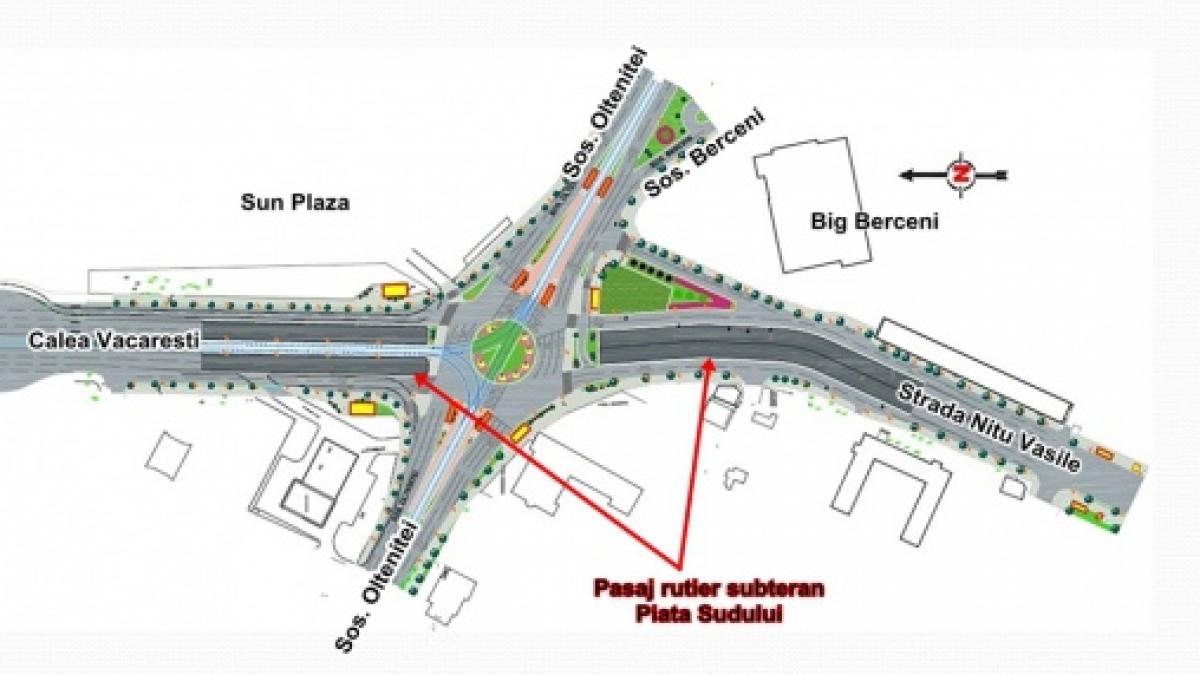 trafic auto piata sudului bucuresti