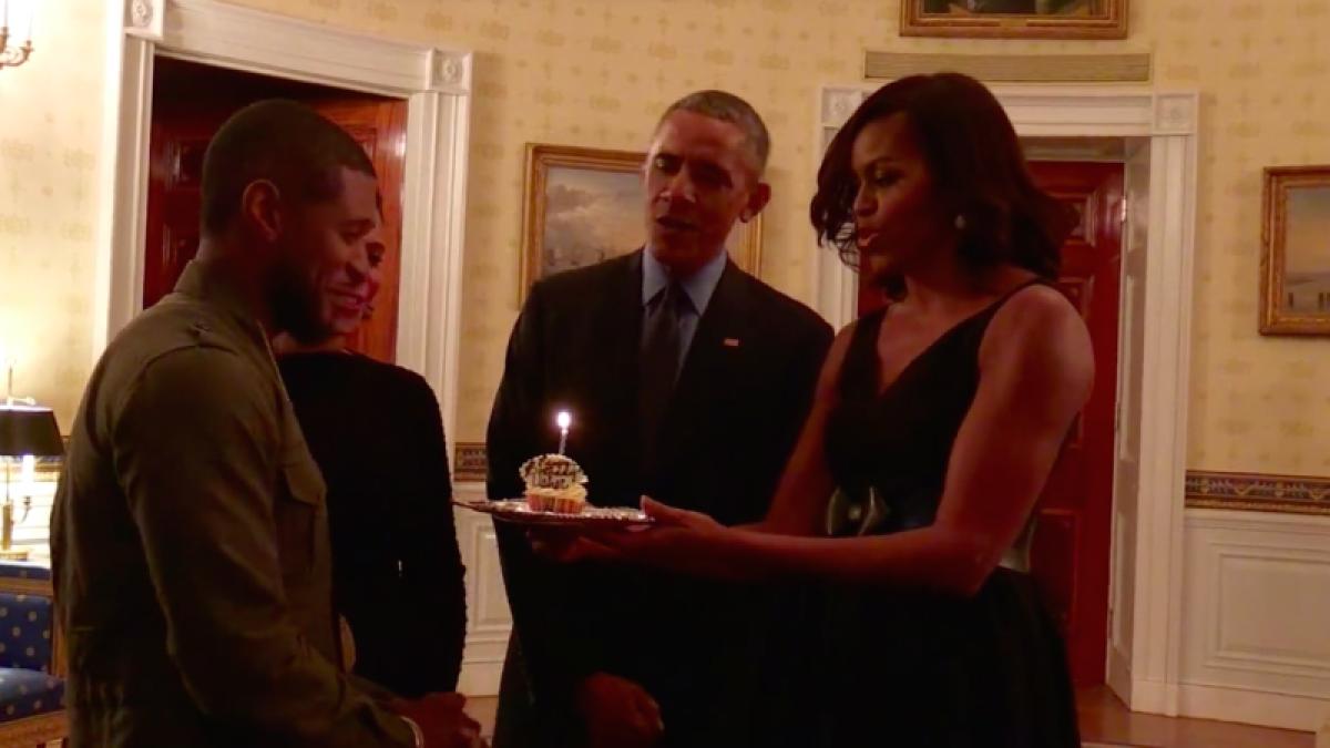 barack obama michelle la multi ani usher