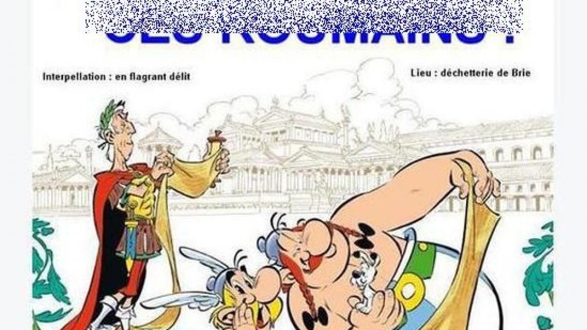 polemici franta jandarmeria franceza a parodiat romani gainari seria asterix