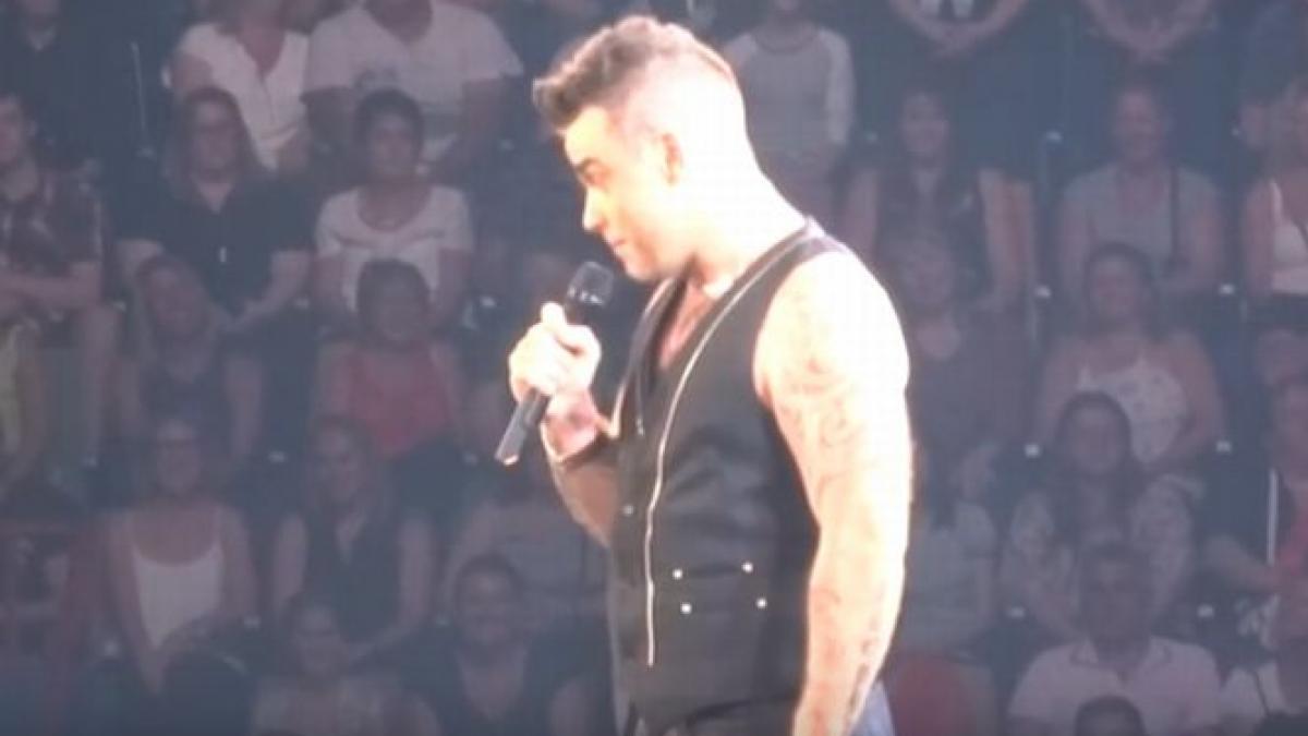 robbie williams avansuri adolescenta concert
