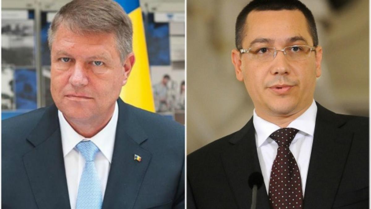 teme intalnire victor ponta klaus iohannis