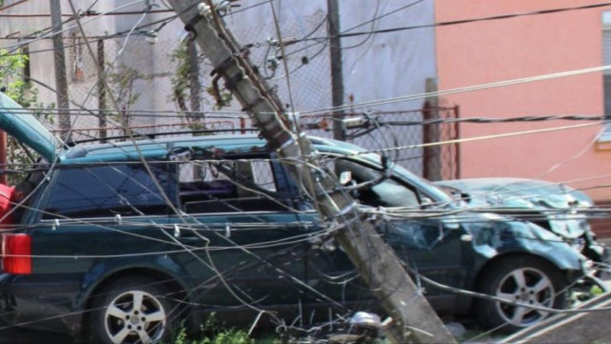 accident stalpt rupt satu mare