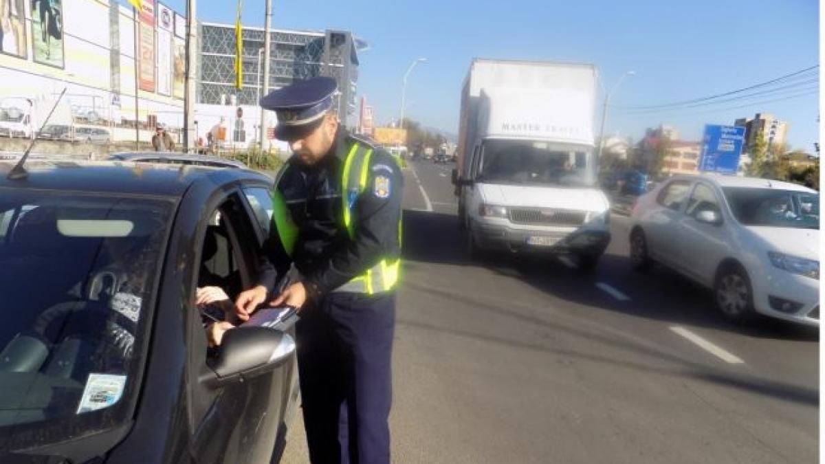 amenzi politisti rutieri trafic