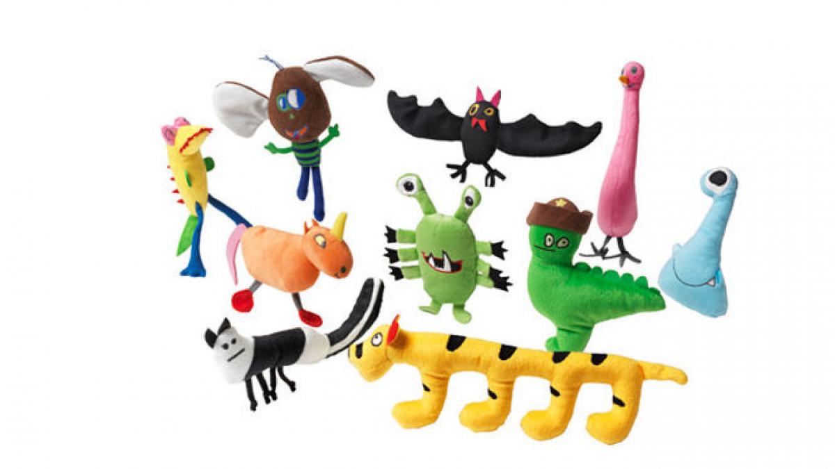 ikea soft toys jucarie liliac