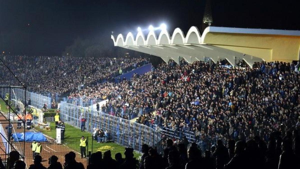 momente incredibile la baia mare steaua 14 000 de oameni pe un stadion de 7 200 de locuri puneti